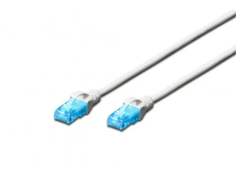 CAT 5e U-UTP patchkabel PVC AWG 26/7 Lengte 0,5m Wit