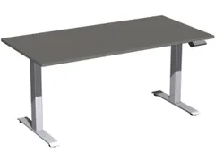 Bureau à hauteur réglable élec. HxlxP 630-1280x1600x800mm