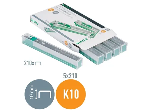 Nieten Leitz cassette K10 26/10 verzinkt 1050 stuks