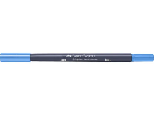 Sketchmarker Faber-Castell Goldfaber 451 saltwater blue op alcoholbasi
