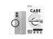 PanzerGlass CARE by Urban Combat Case Transparent w. Black Qi Co
