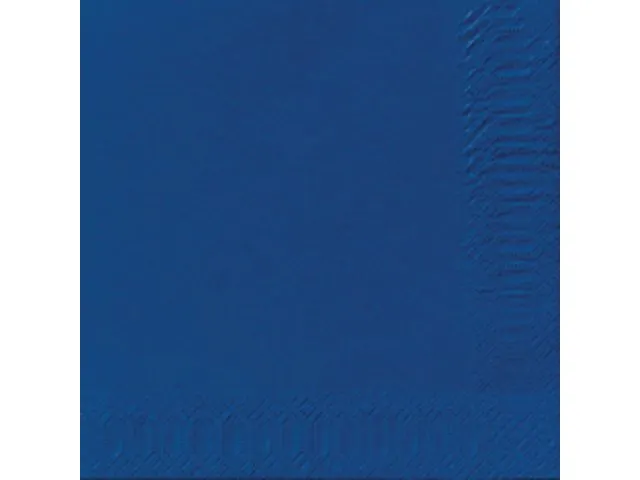 Duni Luxe Servetten Donkerblauw 3-Laags 33x33cm