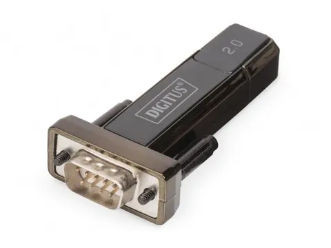 USB 2.0 naar serieel converter, DSUB 9M incl. USB A-kabel 80 cm