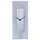 Wandklok Nextime 20x50cm glas Frosted/Mirror Dali