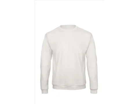 B&C ID.202 sweater, wit, maat M, per stuk
