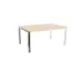 In hoogte verstelbaar bureau,HxBxD 720-840x1600x1000mm,NE-esdoorn
