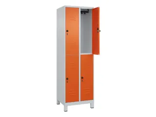 dubbeldekse locker,HxBxD 1950x600x500mm,2x2vak.,vak B 300mm - 2