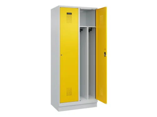 locker voor scheiding van kleding,HxBxD 1950x800x500mm,2vak
