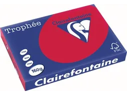 Trophée Intens Gekleurd Papier A3 160 gram 250 vel Kersenrood
