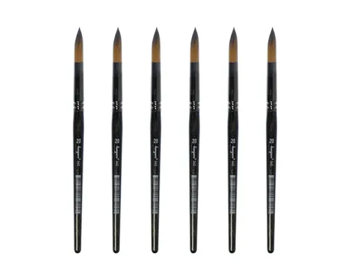 Penseel Kangaro Serie 340 rond Nr. 20 synthetisch doos 6 stuks
