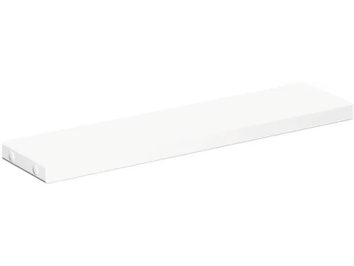 rechte tassenplank,v. balie,BxD 500x120mm,hout,wit