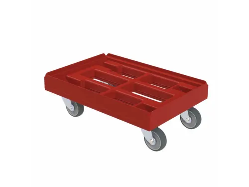 onderwagen voor kratten,draagverm. 300kg,laadvl. LxB 600x400mm