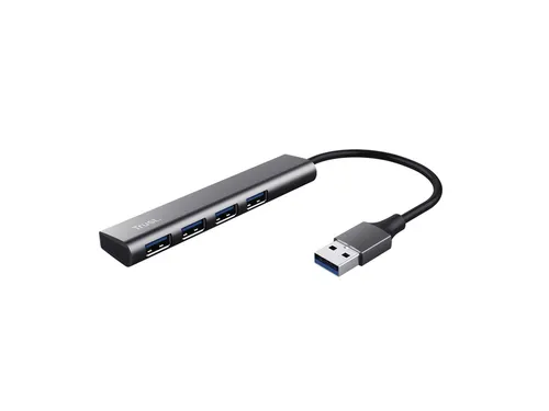 Hub Trust Halyx 4-port USB-A zilver