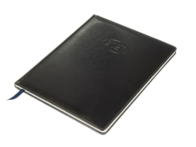 Agenda hebdomadaire Multo Hannibal 210x260mm 7 jours/2 pages noir