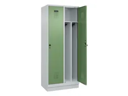 locker voor scheiding van kleding,HxBxD 1950x800x500mm,2vak