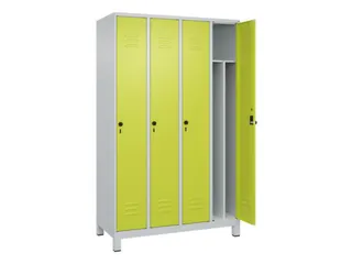 locker voor scheiding van kleding,HxBxD 1950x1200x500mm,4vak - 2