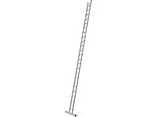 ladder,24,sporten,balk L 6,98m,licht metaal - 2