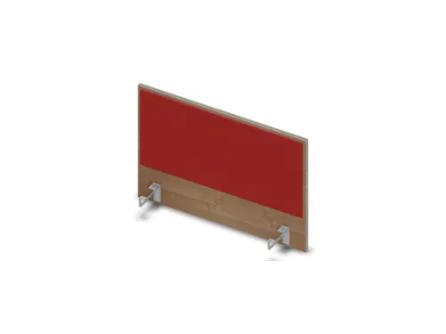 opzetpaneel bureau aanbouw zijkant NT-cherry BN4011-rood 800mm