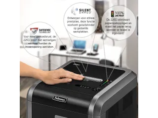 Papiervernietiger Fellowes 225ci Snippers P-4 - 7