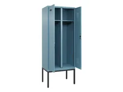 locker voor scheiding van kleding,HxBxD 2120x800x500mm,2vak