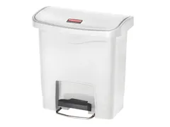 Pedaalemmer Rubbermaid Slim Jim Step On 15 Liter wit
