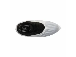 CPE schoenovertrek wit 360x150 mm 40 mm geruwd 2000 Stuks - 3