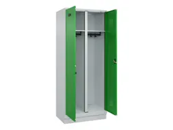 locker voor scheiding van kleding,HxBxD 1950x800x500mm,2vak