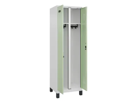 locker voor scheiding van kleding,HxBxD 1950x600x500mm,2vak