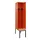 locker met bank,voor scheiding van kleding,HxBxD 2120x400x815mm,1vak