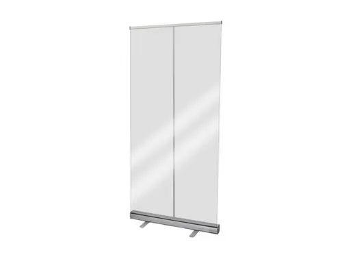anti-speekselscherm,PET-folie,glashelder,frame aluminium