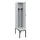 locker met bank,voor scheiding van kleding,HxBxD 2120x400x815mm,1vak