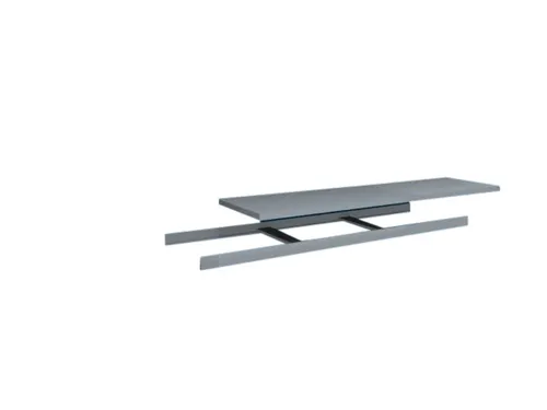 legbord,v. breedvakstelling,BxD 2250x600mm,vakl. 350kg,verzinkt