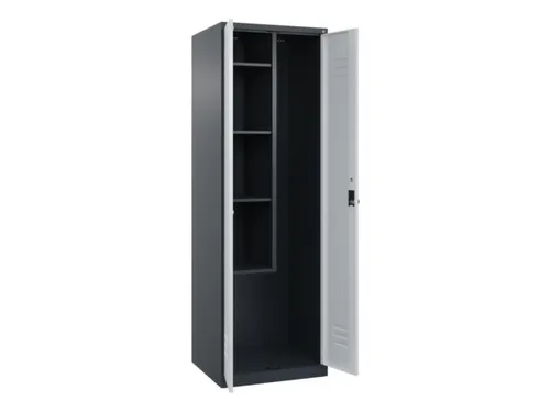 schoonmaakkast,HxBxD 1850x600x500mm,links 4vakken