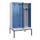PBM-locker met bank,HxBxD 2120x1200x815mm,4vak,vak B 300mm