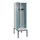 locker met bank,voor scheiding van kleding,HxBxD 2120x600x815mm,2vak