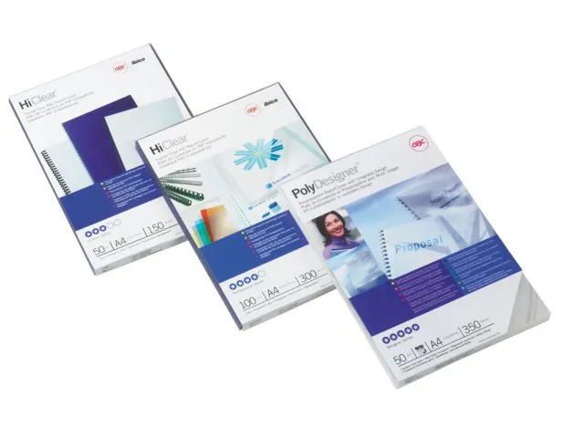 D.RECT 100 Feuilles PVC Transparent A4 200 Microns - Protection Pro Pour Documents