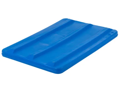 Deksel Voor Verrijdbare Rechthoekige Bak 135 Liter Blauw