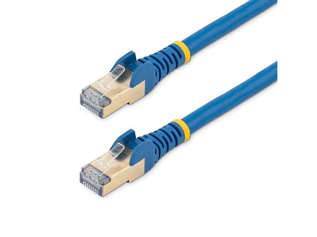 0.5m CAT6A Ethernet kabel blauw Stp