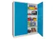 armoire à portes battantes large,RAL7035,face avant RAL5012