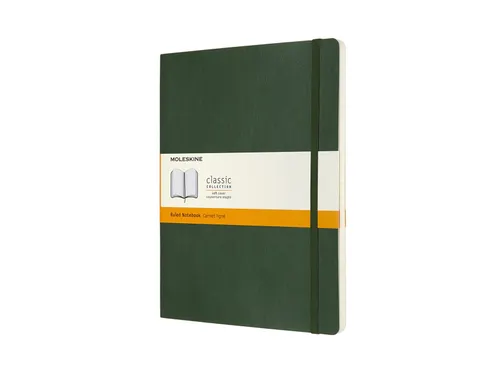 Notitieboek Moleskine XL 190x250mm lijn soft cover myrtle green