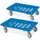 onderwagen voor kratten,draagverm. 250kg,laadvl. LxB 607x407mm