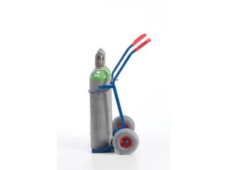 Flessenkar Draagvermogen 100Kg 2X20L-Fles Luchtbanden Ral5010 staal - 4