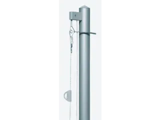 Vlaggenmast Alu Ø60mm H Boven Maaiveld 6m Uitwendige Hijsinrichting - 5