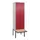 PBM-locker met bank,HxBxD 2120x600x815mm,2vak,vak B 300mm,cil.-slot