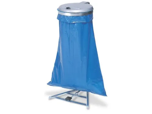 Afvalverzamelaar 1000x490x490mm 120 liter Zak Voetpedaal Verzinkt