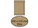 Envelop Akte 230x310mm 90gr Bruin Zelfklevend