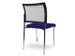 Siège Visiteur Assise Bleu Foncé Dossier Maille Noir Assise Hxlxp 43