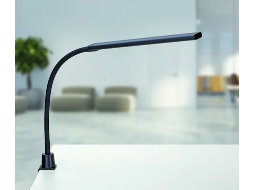 Bureaulamp MAUL Pirro LED dimbaar tafelklem zwart