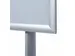 Porte-affiche sur pied avec cadre A3 Coins biseauté Simple face
