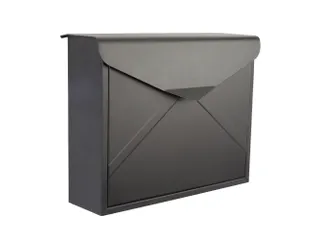 Brievenbus Mailbox Verona Mat Zwart Staal - 2